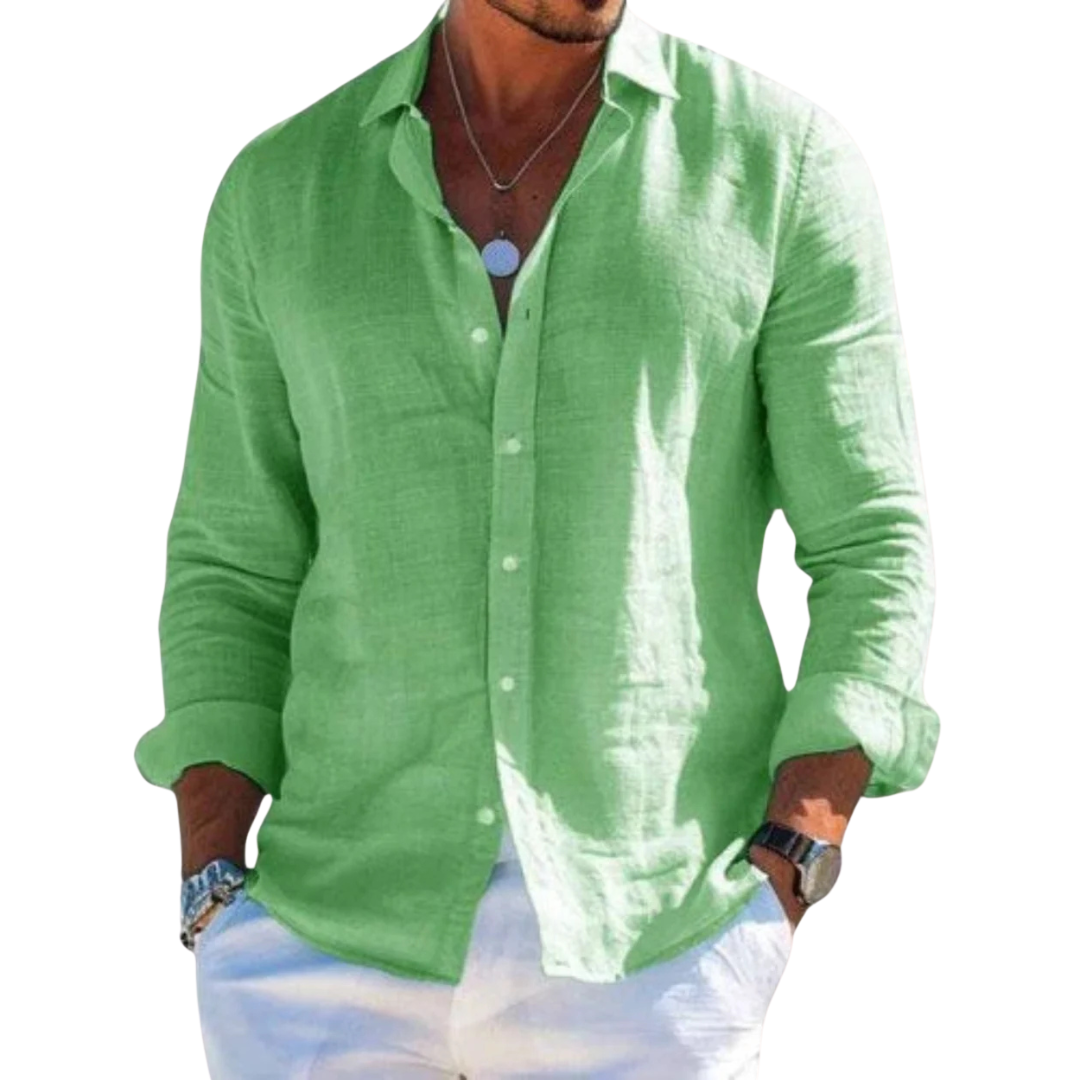 Ethan – Classic Fit Linen Shirt