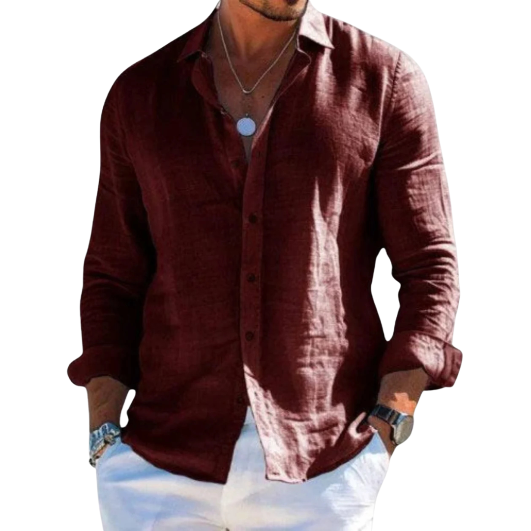 Ethan – Classic Fit Linen Shirt