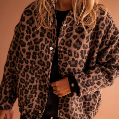 Nicole - Trendy Leopard Jacket
