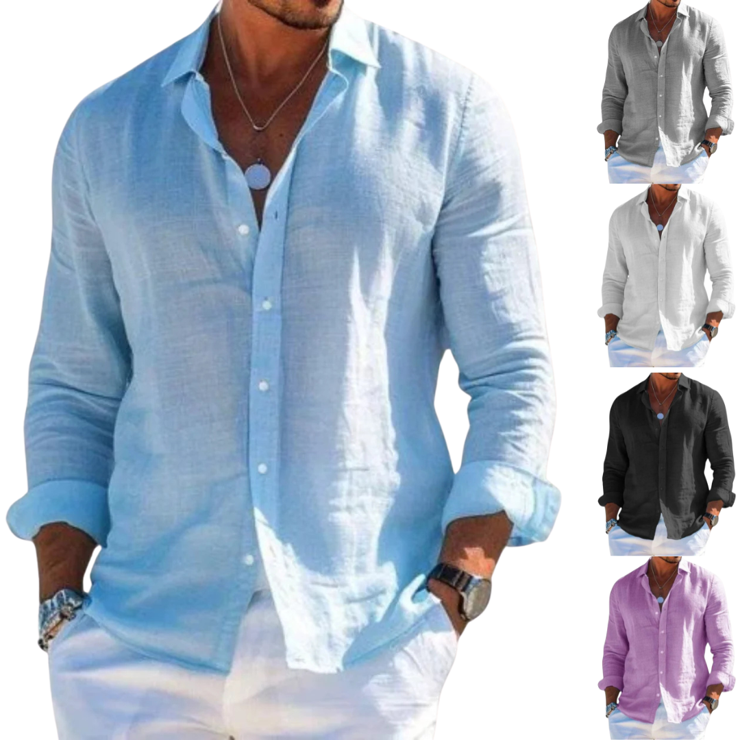 Ethan – Classic Fit Linen Shirt