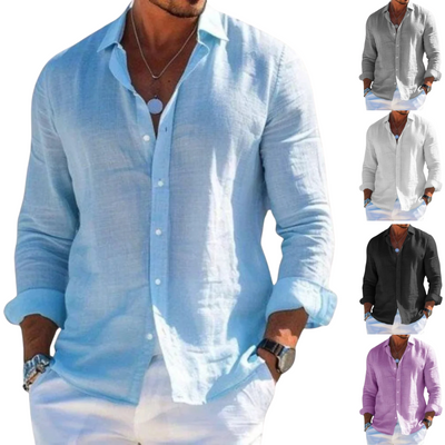 Ethan – Classic Fit Linen Shirt