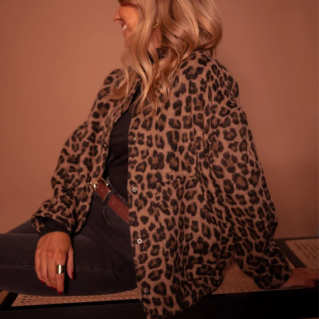 Nicole - Trendy Leopard Jacket