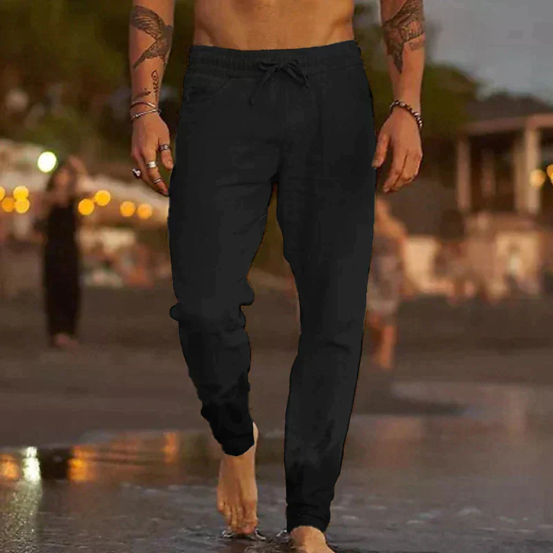 Ethan - Linen Beach Pants