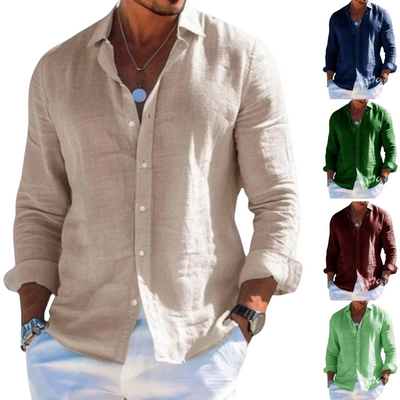 Ethan – Classic Fit Linen Shirt