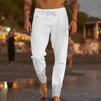 Ethan - Linen Beach Pants