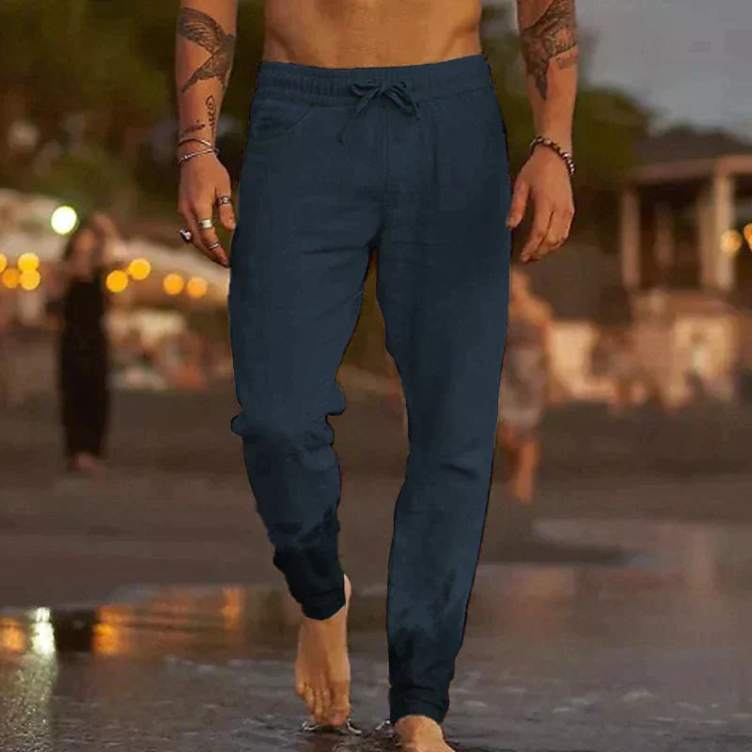 Ethan - Linen Beach Pants