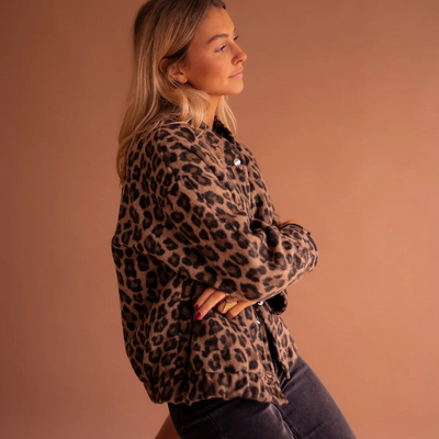 Nicole - Trendy Leopard Jacket