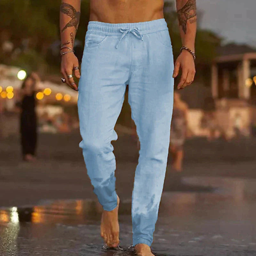 Ethan - Linen Beach Pants