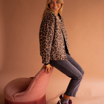 Nicole - Trendy Leopard Jacket