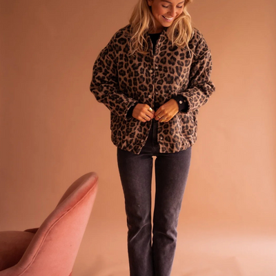 Nicole - Trendy Leopard Jacket