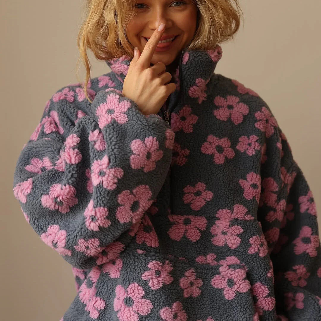 Elowen – Graceful Floral Knit with Timeless Charm