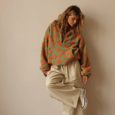 Elowen – Graceful Floral Knit with Timeless Charm
