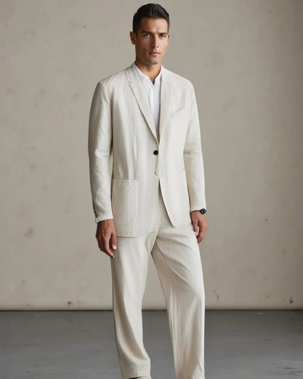 David - Timeless Elegant Linen Set