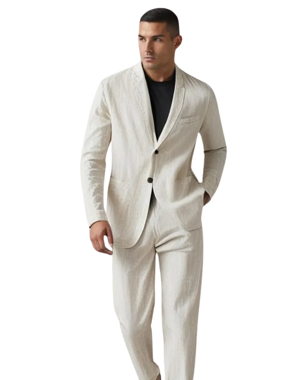 David - Timeless Elegant Linen Set
