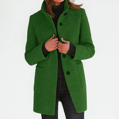 Saskia - Women’s Coat with High Collar