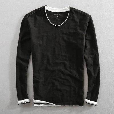 Michael - Long-Sleeve Cotton Shirt