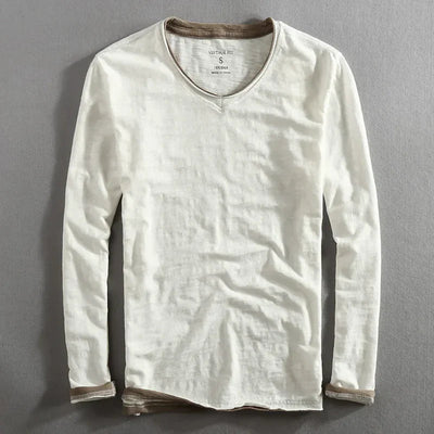 Michael - Long-Sleeve Cotton Shirt