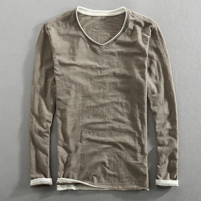Michael - Long-Sleeve Cotton Shirt