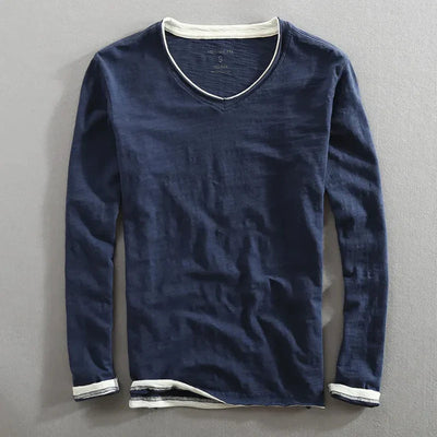 Michael - Long-Sleeve Cotton Shirt